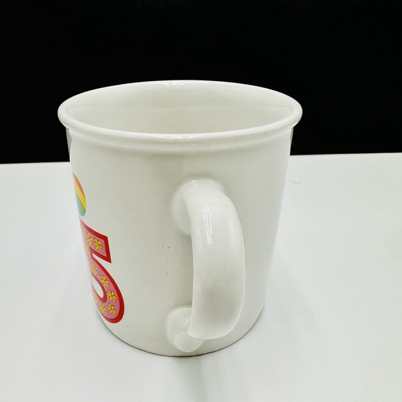 1985 Care Bears Stoneware Birthday Coffee Mug Number 5 American Greetings 53267 - Picture 4 of 8